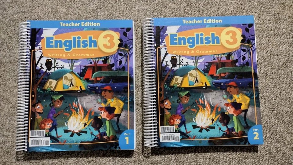 BJU English 3 Teacher's Edition Parts 1 & 2 - Image 1 of 1