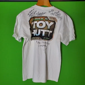 RARE Star Wars Jabba the Hutt T-Shirt SIGNED Philpott Coppinger Edmonds First Ed - Picture 1 of 7