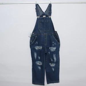 Salopette Cherokee (Cod.S1354)Tg.S Usato uomo vita alta custom denim - Imagen 1 de 4
