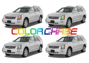 Kit de halo de flujo de faros LED de persecución de color para Cadillac SRX 04-09 - Imagen 1 de 10