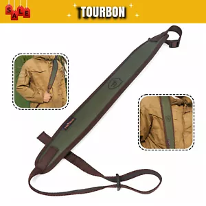 TOURBON Gewehrriemen Nylon-Waffenriemen Neopren-Rückseite Rutschfest Gurt Jagd - Bild 1 von 24