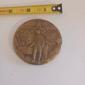 Ralph J Menconi Medal A Place of Resounding Deeds 1987 MEDALLIC ART DANBURY MINT - Picture 1 of 6