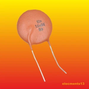 10 nF 6 kV SOVIET HIGH VOLTAGE CERAMIC DISC CAPACITOR K15-5 - Picture 1 of 2