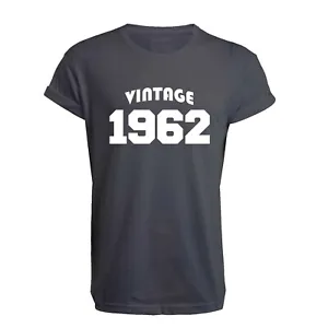 Vintage 1962 T Shirt - 60th Birthday T Shirt, Classic, Gift, Birth Year - Picture 1 of 4