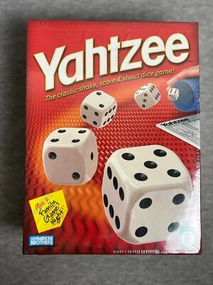 SEALED NEW!! Yahtzee Game Original Box 1998 Family Fun Hasbro Gaming Shake Score - Image 1 of 3