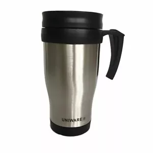 14Oz Stainless Steel Travel Coffee Tea Mug Silver - Picture 1 of 1