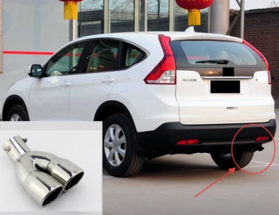 Tubo de escape silenciador punta escape trasero coche para Honda CR-V CRV 2012-2019 1 PIEZA SS Foto 1 de 4