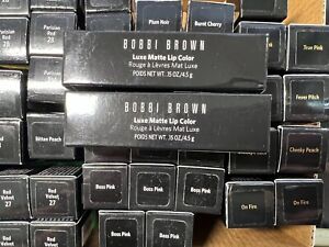 Bobbi Brown LUXE MATTE Lip Color -100% Authentic -NEW IN BOX - CHOOSE YOUR COLOR