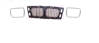Juego parrilla central delantera + parrilla cromada BMW Serie 5 E34 1994-1995  Foto 1 de 4