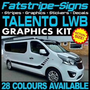 to fit FIAT TALENTO LWB GRAPHICS STICKERS STRIPES DCEALS CAMPER MOTORHOME SPORT - Picture 1 of 5