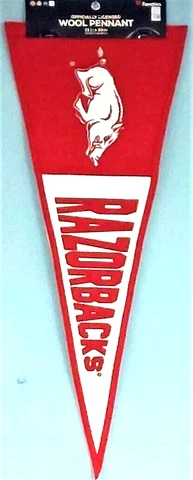 Arkansas Razorbacks Wool Pennant (Razorbacks) New Wincraft - Fanatics Cover