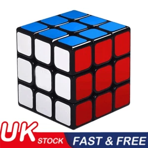 Magic 3x3x3 cube Puzzle toy Smooth Fast Speed Kids Brain Game Classic - Picture 1 of 12