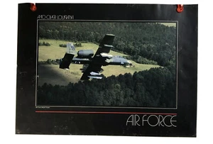 USAF United States Air Force Poster A-10 OVER LOUISIANA 23"x17" NOS - Picture 1 of 8
