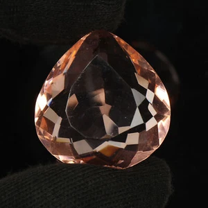 Lab-Created Hydrothermal Pink 65.00CT Pear Bold Cut Rose Quartz Gems for Jewelry - Picture 1 of 5