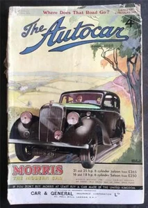 The AUTOCAR Magazine 10 JUL 1936 Supercharged Graham & Triumph Vitesse Tested - Picture 1 of 6