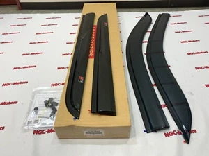 TOYOTA Genuine HILUX GUN 125 GR SPORT Door Window Side Visor Rain Guard Set NEW - Picture 1 of 12