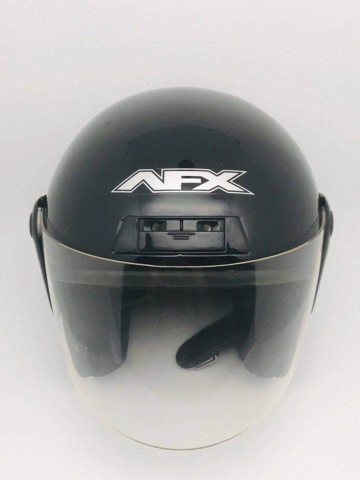 AFX - FX4 Helmet Black With Face Shield Size -S 56-57 CM , 22-22 7/16 Inch - Image 1 of 4