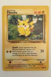 Pokemon Pikachu Spark Karte 60/64 1999 MINT Jungle Set Card Rare - Bild 1 von 3