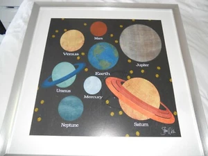 FRAMED PLANET PRINTS, EX SHOW HOME ITEMS - Picture 1 of 3