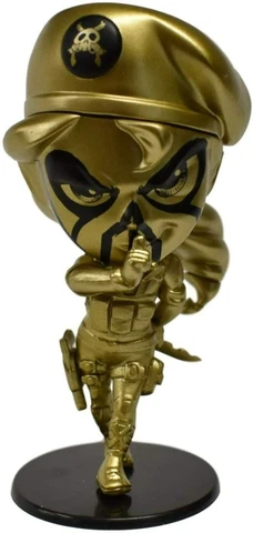 Rainbow Six Siege Collection Figurine Series 3 Gold Caveira Chibi Figurine Cover
