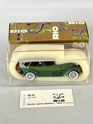 Lincoln Sport Phaeton Rio escala 1/43 #50 1928 Foto 1 de 4