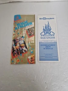 Vintage WDW Magic Kingdom Guidebook & Map 1991 20th Anniversary W/Show Schedule - Bild 1 von 17
