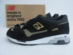 nuovo con scatola NEW BALANCE 1500 VML uk 8 40th LONDON MARATHON virgin money 2020 oro nero - Foto 1 di 12