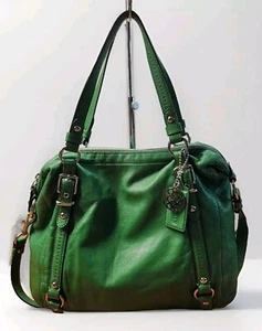 Coach 15273 Leather Alexandra Convertible Smooth Leather Green - Picture 1 of 18