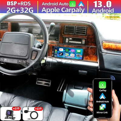 Radio estéreo para automóvil Android 13 Carplay de 6,86"" navegación GPS para Dodge Dynasty 1988-1993 Foto 1 de 4