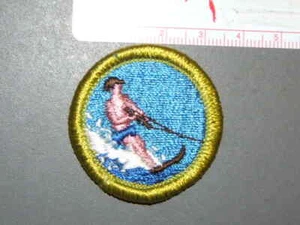 Boy Scout Merit Badge Water skiing (no life jacket) circa '76-'02 2758R - Picture 1 of 1
