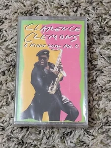 New Sealed Cassette Tape ~ Clarence Clemons A Night With Mr. C (Columbia) Promo - Picture 1 of 4
