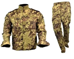 TG L UNIFORME TUTA MIMETICA MILITARE VEGETATO SOFTAIR GIACCA PANTALONI UNI-TC - Foto 1 di 7