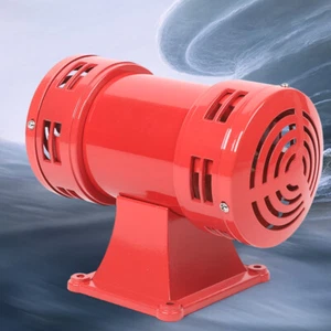 110 Volt Industrial Air Raid Horn Type Loud 140db Air Raid Sound Siren Alarm New - Picture 1 of 6