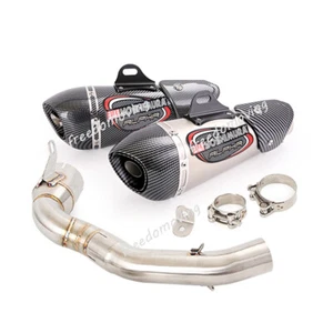 Silenciador silenciador deslizable tubo de enlace de escape medio modificado para Duke 200 2020-2023 - Imagen 1 de 12