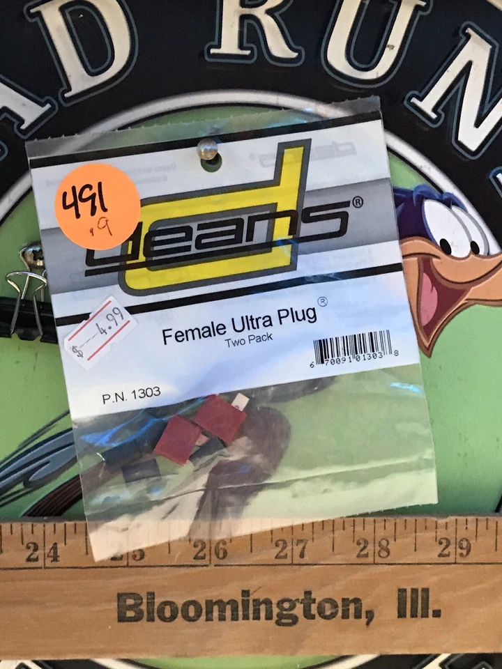 Deans FEMALE ULTRA Plug ( Two Females) Part Number 1303