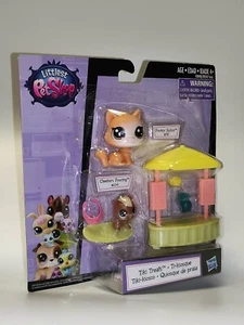 LPS Littlest Pet Shop Tiki Treats Cat Pouncy Sipton #78 Cheekers Pourin Figure - Imagen 1 de 5