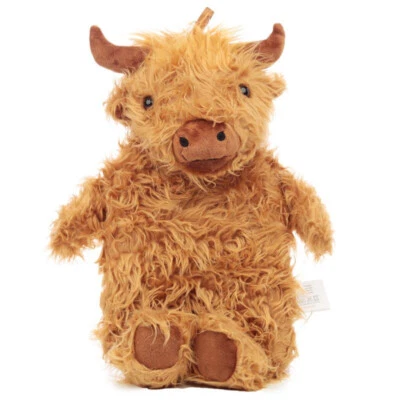 Wärmflasche Bulle Highland Cow Kuh weicher Plüsch Plüschbezug Puckator süß Neu ♥
