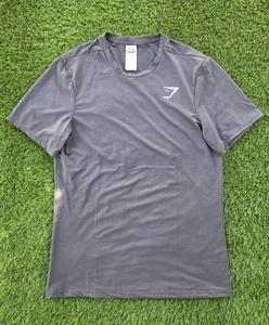 Camiseta Gymshark Vital Talla Mediana Gris Manga Corta Logo Para Hombre - Imagen 1 de 5