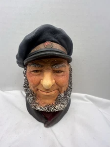 THE Bosun By Legend Products Chalkware Head F Wright England 1985 signiert - Bild 1 von 9