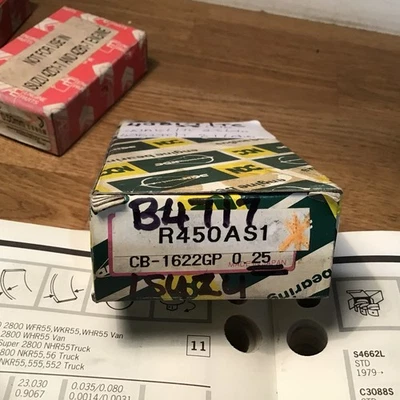 Isuzu 4JB1 , 4JA1, 4JG2, 2.5/2.8/3.1 litre  Diesel .25mm Bigend Bearings 1984 On - Image 1 of 4