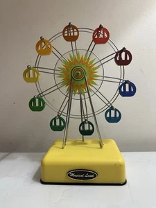 Sankyo Ferris Wheel Music Box_moving Ferris Wheel Yellow Color - Picture 1 of 6