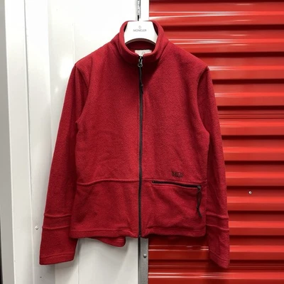 Chaqueta Burton De Colección Para Hombre Pequeña Roja Polar Cremallera Exterior Snowboard Logo Foto 1 de 3