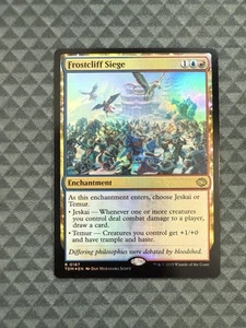 MTG Frostcliff Siege #0187 Foil Raro Tarkir: Dragonstorm (TDM) - Foto 1 di 4