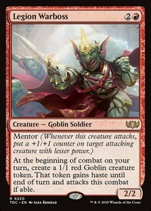 x1 Legion Warboss R MTG Commander: Tarkir: Dragonstorm M/NM, English - Picture 1 of 1