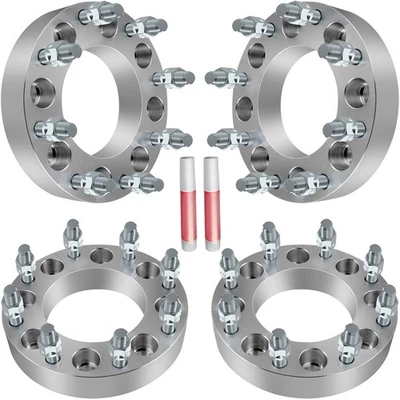 4 adaptadores de rueda 1,5" 14x1,5 para Chevy Silverado 2500 3500 HD 2001-2010 8x6,5 Foto 1 de 4