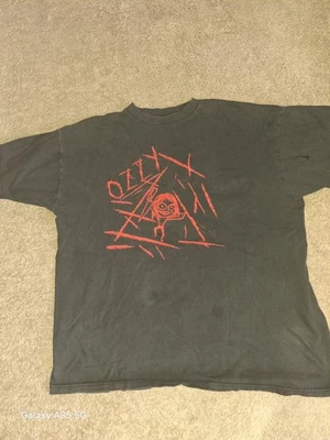 Ozzy Osbourne Vintage T-Shirt Heavy Metal  Poet Madman Song Band T Shirt XL - Image 1 of 4