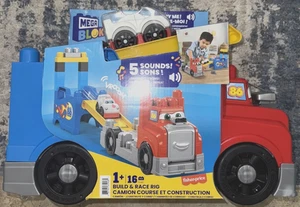 Mega Bloks First Builders Build & Race Rig Lightning McQueen - Fisher Price NIB - Picture 1 of 3
