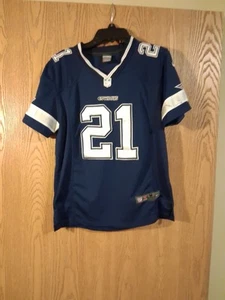 Ezekiel Elliot #21 Dallas Cowboys Sewn Nike on Field Jersey Youth Medium (10/12) - Imagen 1 de 5
