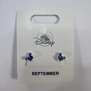 Orecchini Disney Parks Orecchio di Topolino Mese di Settembre Cubic Zirconia - Nuovi - Foto 1 di 3