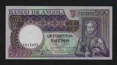 Portugal PORTUGUESE Angola 500 Escudos 1973 P-107 UNC - Image 1 of 2